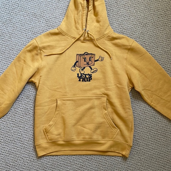 Shopsturniolo hoodie size medium unisex, mustard yellow (casey) - Picture 1 of 4